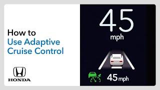 How to Use Adaptive Cruise Control (ACC) with Low-Speed Follow