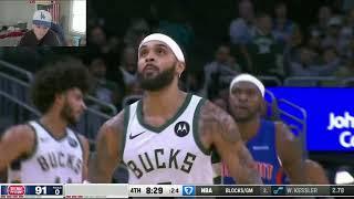 Giannis goes for 59! | Milwaukee Bucks vs Detroit Pistons Live Reaction