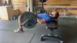 Barbell hip thrusts