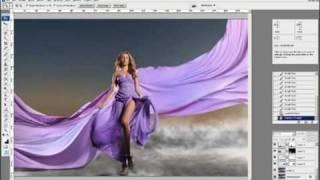 behind the scenes video and photoshop retouching