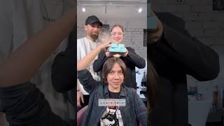 Изменилась?А вы бы решились на такой цвет? #pavelkerimov #hair #blais #синий#парикмахерстилист