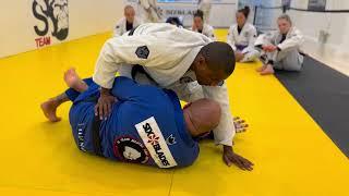 Half Guard Sweep With Lapel