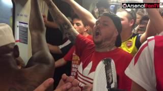 Arsenal Fans Take Over The French Metro (All Races Welcome)