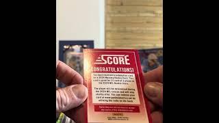 2024 Panini Score Football Blaster Box - Redemption!