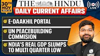 30 November Current Affairs | The Hindu Analysis | Current Affairs Today | PW OnlyIAS