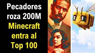 Minecraft supera a Spiderman y Wonder Woman en Taquilla Mundial, Pecadores agrega mas records.