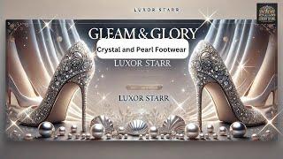 Step into Elegance The Luxor Starr Luxury Shoe Collection, Glamorous pearl-encrusted shoes