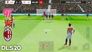 GameTube360 VS AC Milan | Global Challenge Cup Final | DLS 20 Android Gameplay [EP 10] | HD