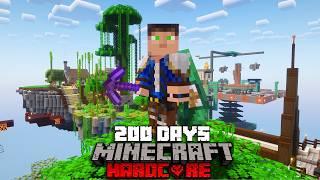 200 Days of Skyblock Infinite in Minecraft Hardcore