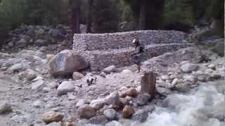 Indo - Tibet Border - Dangerous Water crossing.