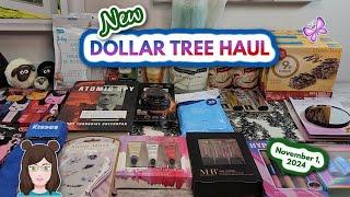 Awesome NEW DOLLAR TREE HAUL!  Amazing Finds!! November 1, 2024