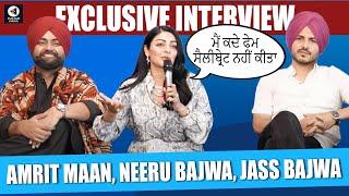 Neeru Bajwa, Amrit Maan, Jass Bajwa Exclusive Interview  | Shukrana | Punjabi Mania