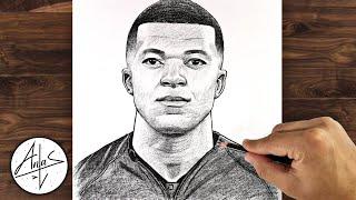 How To Draw MBAPPE | Drawing Tutorial (step by step)