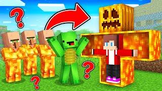 JJ Hide Inside Lava Golem To Prank Mikey in Minecraft (Maizen)