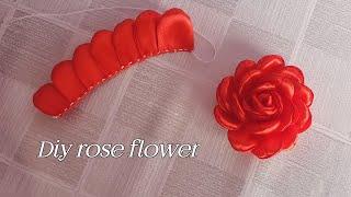 DIY : How to make an adorable fabric flower in just few minutes / DIY Flower