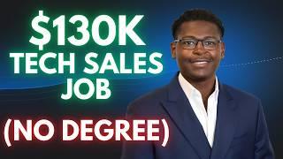 No Degree to $130k+ Tech Sales Job | Antoine's Story