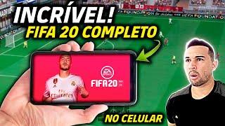 SENSACIONAL! SAIU FIFA 20 COMPLETO COM TODAS AS LIGAS E MODO CARREIRA NO CELULAR - OFFLINE