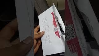 Flipkart axis bank credit Unboxing 🫠#Unboxing #creditcard #trending