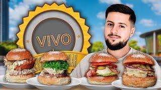 VIVO | AM TESTAT 4 BURGERI | Cat e nota de plata?