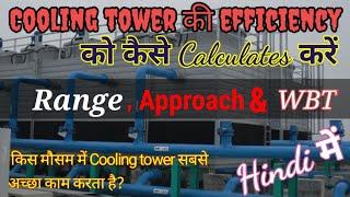 COOLING TOWER EFFICIENCY || How to check cooling tower efficiency ||Efficiency of cooling tower ||