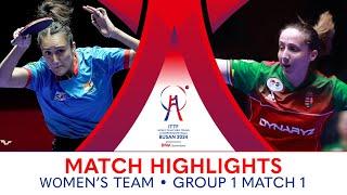 Dora Madarasz (HUN) vs Mankika Batra (IND) | WT G1 - Match 1 | #ITTFWorlds2024