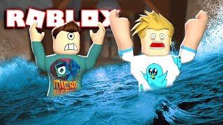 ROBLOX FLOOD ESCAPE w/ Gamer Chad! | THEY TOOK MY GILLS!!!