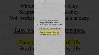  Hard Life Vs Easy Life #shorts #lifeunlockedwitharchna #motivation #amazinglifestyle #psychology