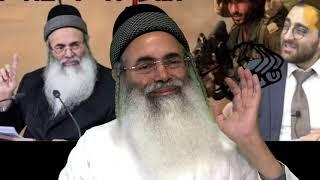 הרב אמנון יצחק לובש את הכפפות מול הטמא מרדכי גור