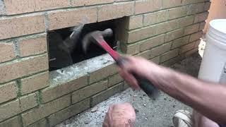 How to replace a foundation vent on a brick house in 5 minutes.