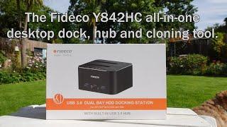 Things just keep getting better! The Fideco Y842HC dual Dock, Hub and offline Cloning solution