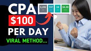 EASIEST Way To Earn $100+ With Proof On Cpagrip - Cpa Marketing For Beginners. [Viral Niche]