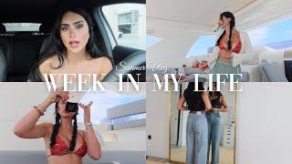 a week in my life  summer routine, outfits, cooking, opening up, bahamas