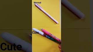 Normal vs Cute Stationary Nirja Crafts & Art #subscribe