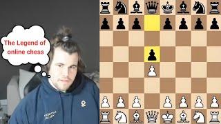 Magnus is playing against the Legend of Online Chess!