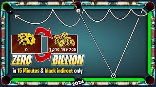 1 Video = Billion Coins in 15 Mins - Zero to 1 Billion Black indirect only - GamingWithK 8 Ball Pool