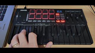 Donner DMK25 Pro MIDI Keyboard Controller Review!  Is it worth the money?