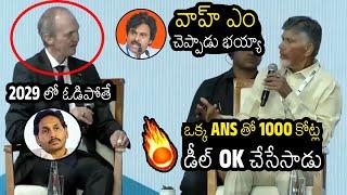 1000 కోట్ల డీల్ | Goosebumps Video Of Chandra Babu Getting 1000 Crore Investment To AP|Pawan Kalyan