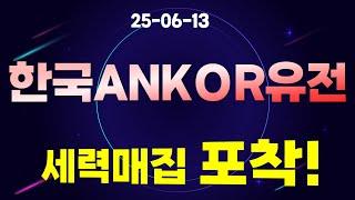  한국ANKOR유전  세력매집 포착!!