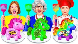 Me vs Grandma Cooking Challenge | Food Battle by HAHANOM Challenge