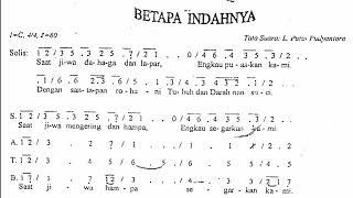 BETAPA INDAHNYA | L. Putut Pudyantoro | Lagu Komuni