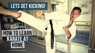 How To Learn Karate At Home | Lets get Kicking!
