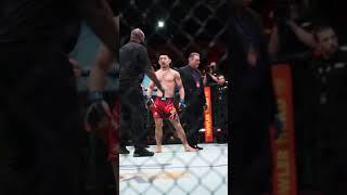 Song Yadong Celebrates After Knocking Out Marlon Moraes at UFC Vegas 50