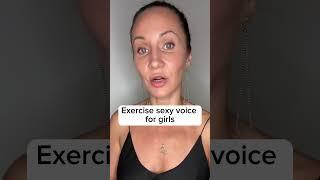 Sexy Voice Exercise for Girls #voice #vocal #shorts