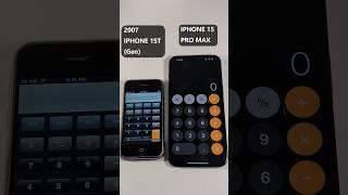 2007 iPhone 1st Generation VS iPhone 15 Pro Max Speed Test