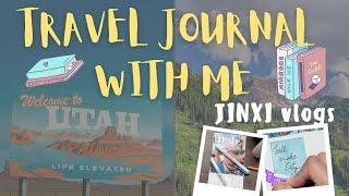 UTAH ️ Cutesy travel journal and Vlog ️ Come journal with me EP01