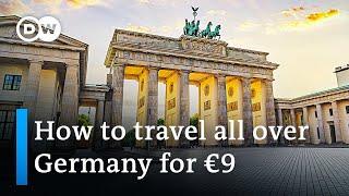 Everything you need to know about Germany's €9 ticket for public transport | DW News