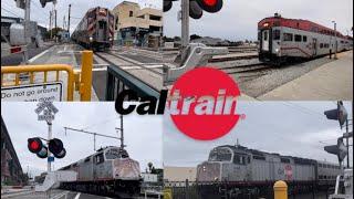 Caltrain compilation! Gilroy and San Mateo-Mountain View, + Bonus Shot!