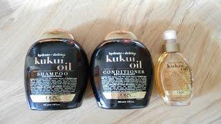 OGX KuKui Oil Shampoo & Conditioner Review