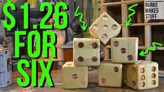 How to make Yard Dice - Yardzee Dice / Lawn Dice