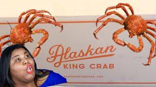 SUPER COLOSSAL KING CRAB LEGS |ALASKAN KING CRAB CO| USE CODE "PRISSYEATS" FOR $30 OFF